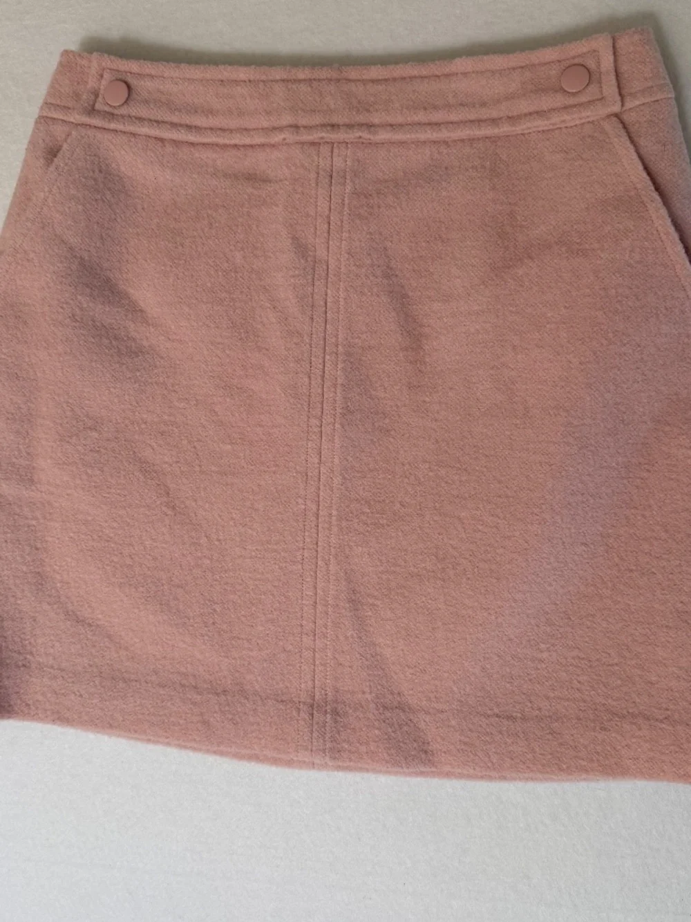 NWT Tory Burch Celeste Mini Wool Skirt in Coastal Pink Size 14